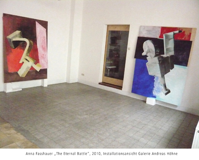 Anna Fasshauer The Eternal Battle, 2010, Installationsansicht Galerie Andreas Hhne 