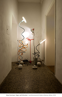 Anna Fasshauer  Angst und Schrecken  Installationsansicht Galerie Andreas Hhne, 2013 