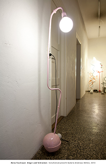 Anna Fasshauer  Angst und Schrecken  Installationsansicht Galerie Andreas Hhne, 2013 