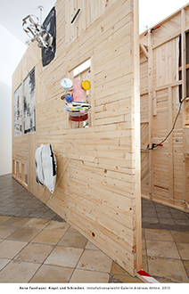 Anna Fasshauer  Angst und Schrecken  Installationsansicht Galerie Andreas Hhne, 2013 