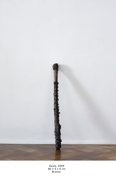 Keule, 2009 80 x 6 x 6 cm Bronze 