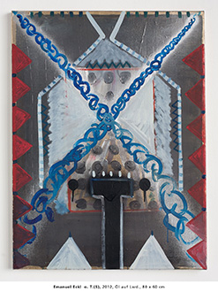Emanuel Eckl  o. T.(5), 2012, l auf Lwd., 80 x 60 cm 