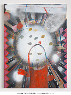Emanuel Eckl  o. T.(6), 2012, l auf Lwd., 80 x 60 cm