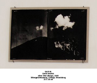 Erwin Kneihsl ohne Titel (Berge), 2009 Silbergelatineabzug, Collage, Einzelabzug 26 x 38 cm 