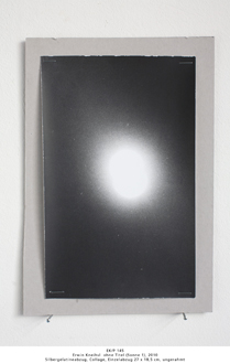 EK-P 145 Erwin Kneihsl  ohne Titel (Sonne 1), 2010 Silbergelatineabzug, Collage, Einzelabzug 27 x 18,5 cm, ungerahmt