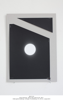 EK/P 213 Erwin Kneihsl  ohne Titel (Sonne 47), 2011 Silbergelatineabzug, Collage, Einzelabzug, 35 x 26 cm, ungerahmt