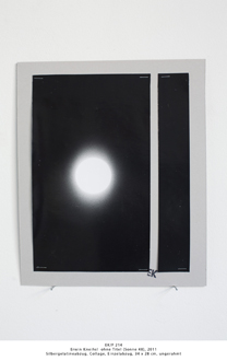 EK/P 214 Erwin Kneihsl  ohne Titel (Sonne 48), 2011 Silbergelatineabzug, Collage, Einzelabzug, 34 x 28 cm, ungerahmt