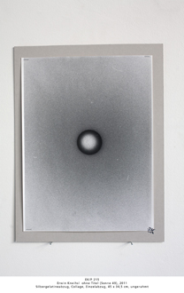 EK/P 215 Erwin Kneihsl  ohne Titel (Sonne 49), 2011 Silbergelatineabzug, Collage, Einzelabzug, 45 x 34,5 cm, ungerahmt