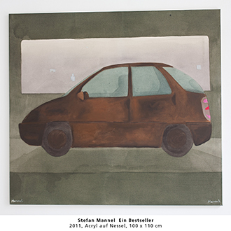 Stefan Mannel  Ein Bestseller, 2011, Acryl auf Nessel, 100 x 110 cm 