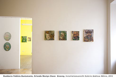 Humberto Poblete-Bustamante, Orlando Mostyn Owen  Giverny, Installationsansicht Galerie Andreas Hhne, 2012