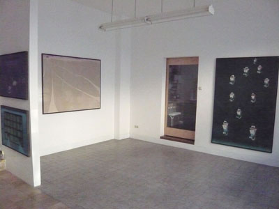 Stefan Mannel, Installationsansicht "Neuenburg", Galerie Andreas Hhne