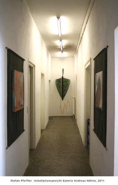 Stefan Pfeiffer  Installationsansicht Galerie Andreas Hhne, 2011 