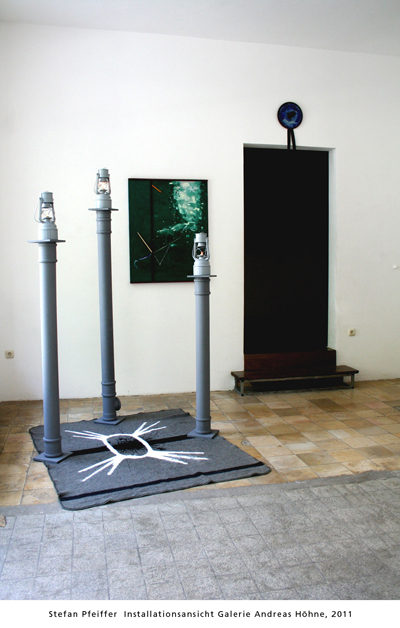 Stefan Pfeiffer Installationsansicht Galerie Andreas Hhne, 2011 