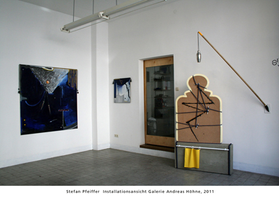 Stefan Pfeiffer  Installationsansicht Galerie Andreas Hhne, 2011 