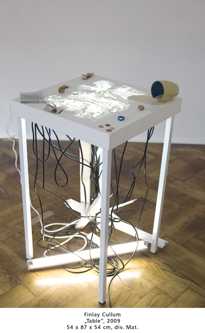 Finlay Cullum Table, 2009 54 x 87 x 54 cm, div. Mat. 
