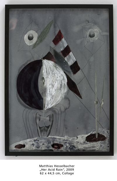 Matthias Hesselbacher Her Acid Rain, 2009 62 x 44,5 cm, Collage