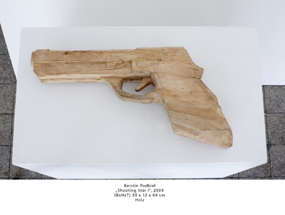 Kerstin Podbiel Shooting Star I, 2009 (BxHxT) 30 x 12 x 64 cm Holz