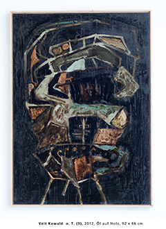 Veit Kowald  o. T. (3), 2012, l auf Holz, 92 x 66 cm 